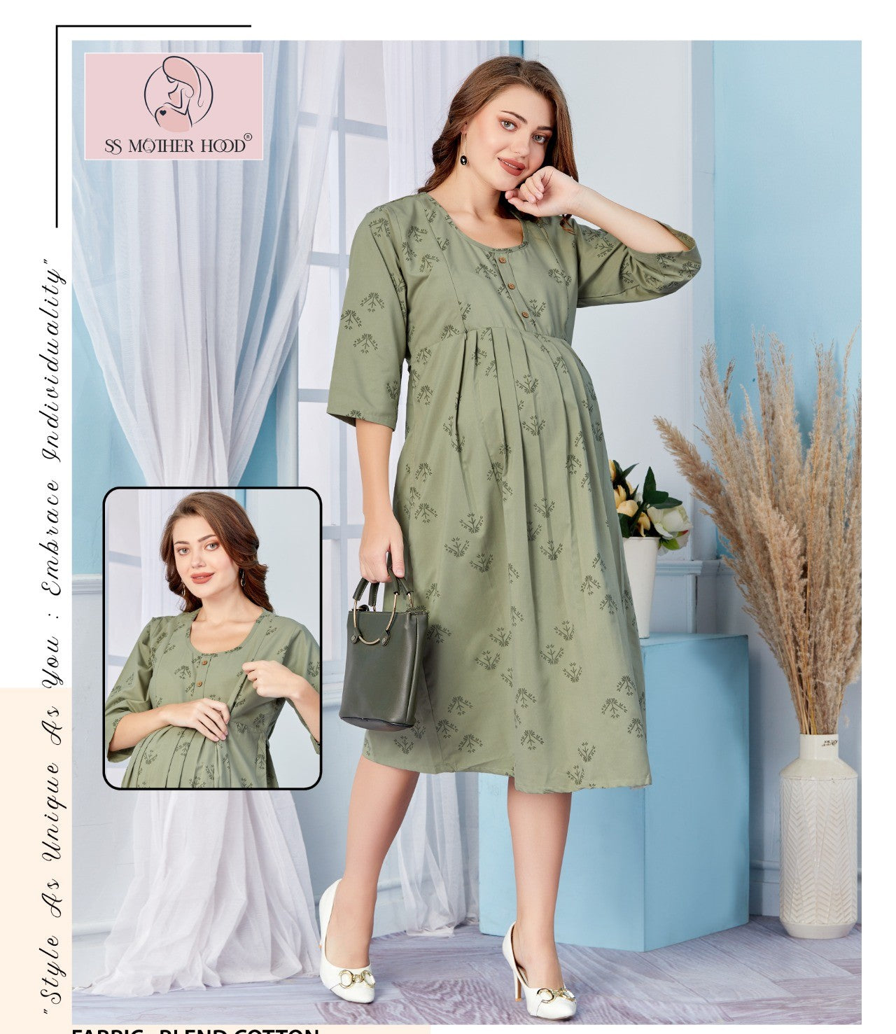 11214 COTTON MATERNIGHTY NIGHTY