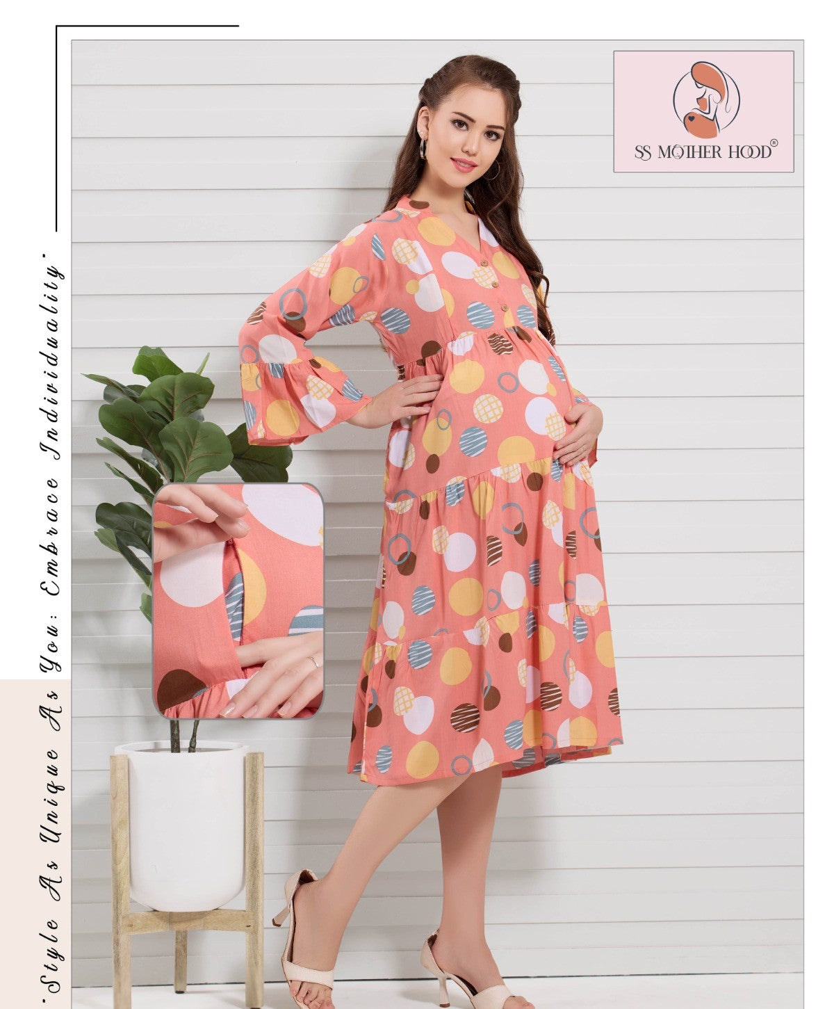 11272 REYON MATERNITY NIGHTY