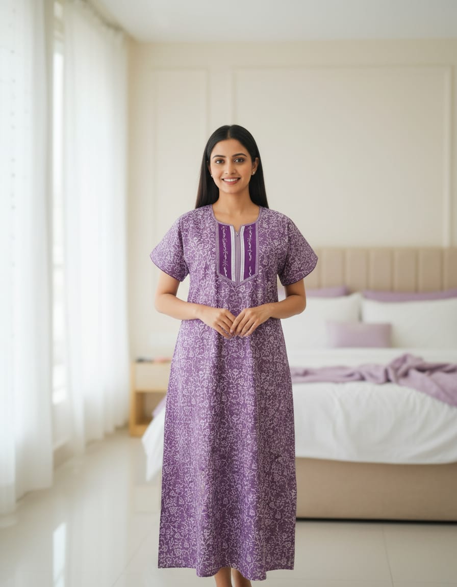 JAIPURI COTTON NIGHTY