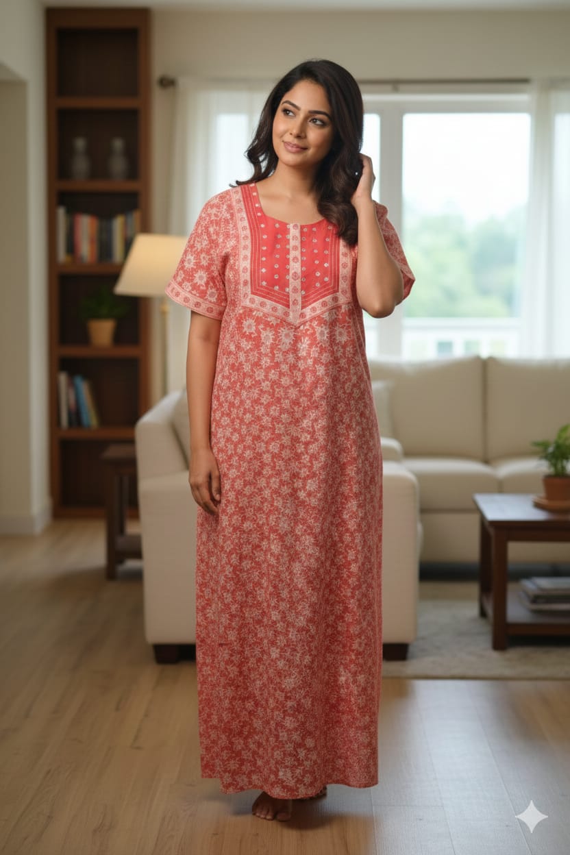 JAIPURI COTTON NIGHTY