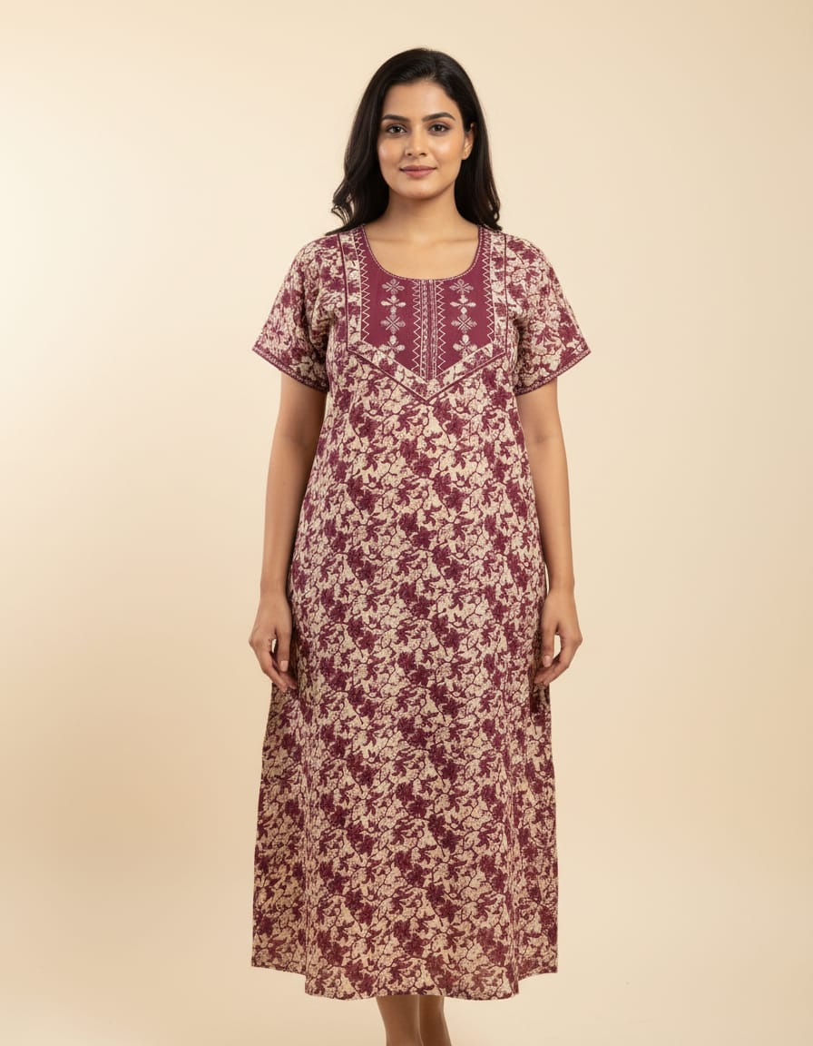 JAIPURI COTTON NIGHTY