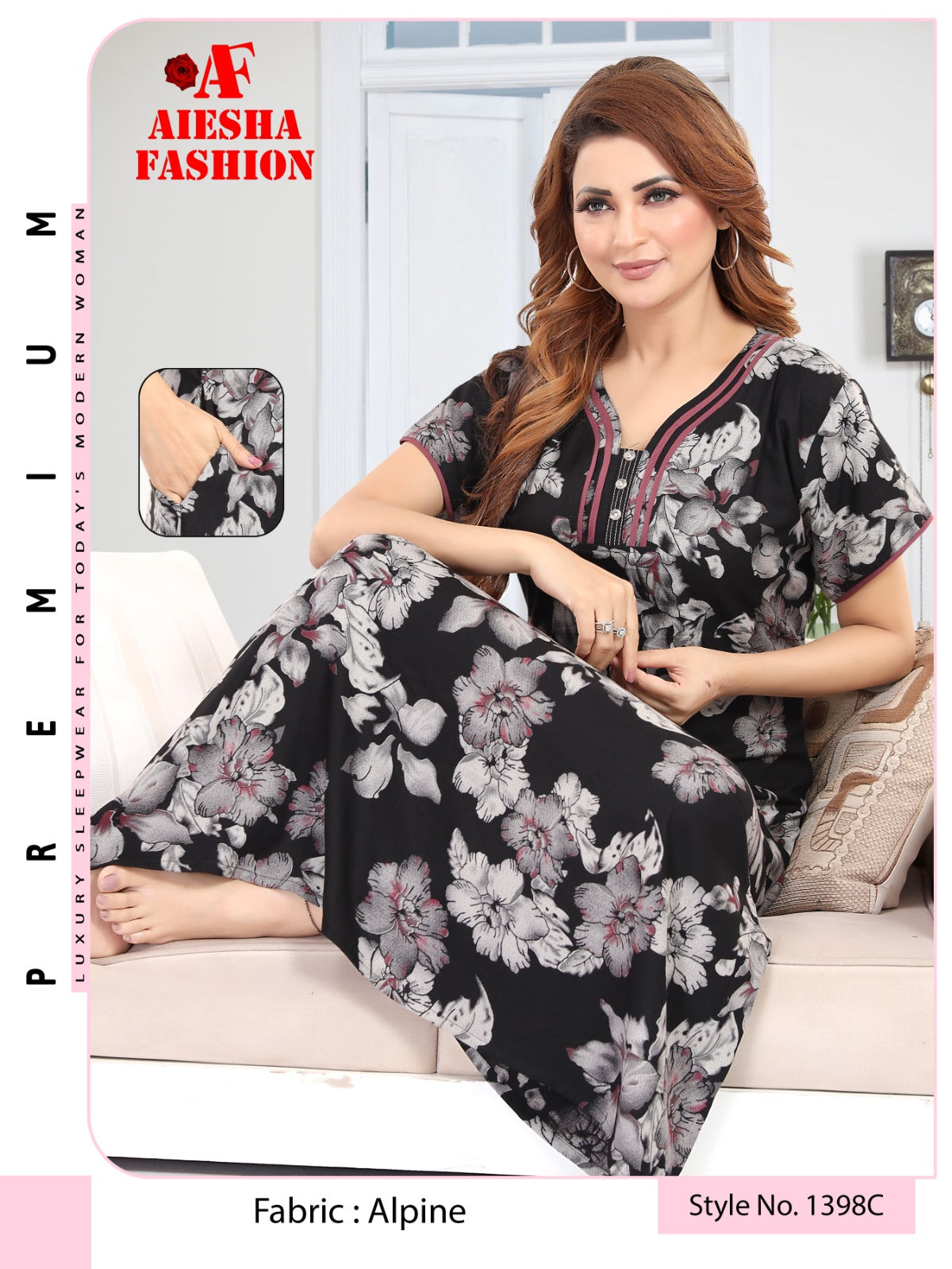 1398 ALPINE NIGHTY BLACK