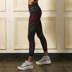 High Waist Ankle Length Sports Leggings With Pockets