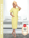 Plain Bathrobe for Women – Bathrobe Towel –LEMON