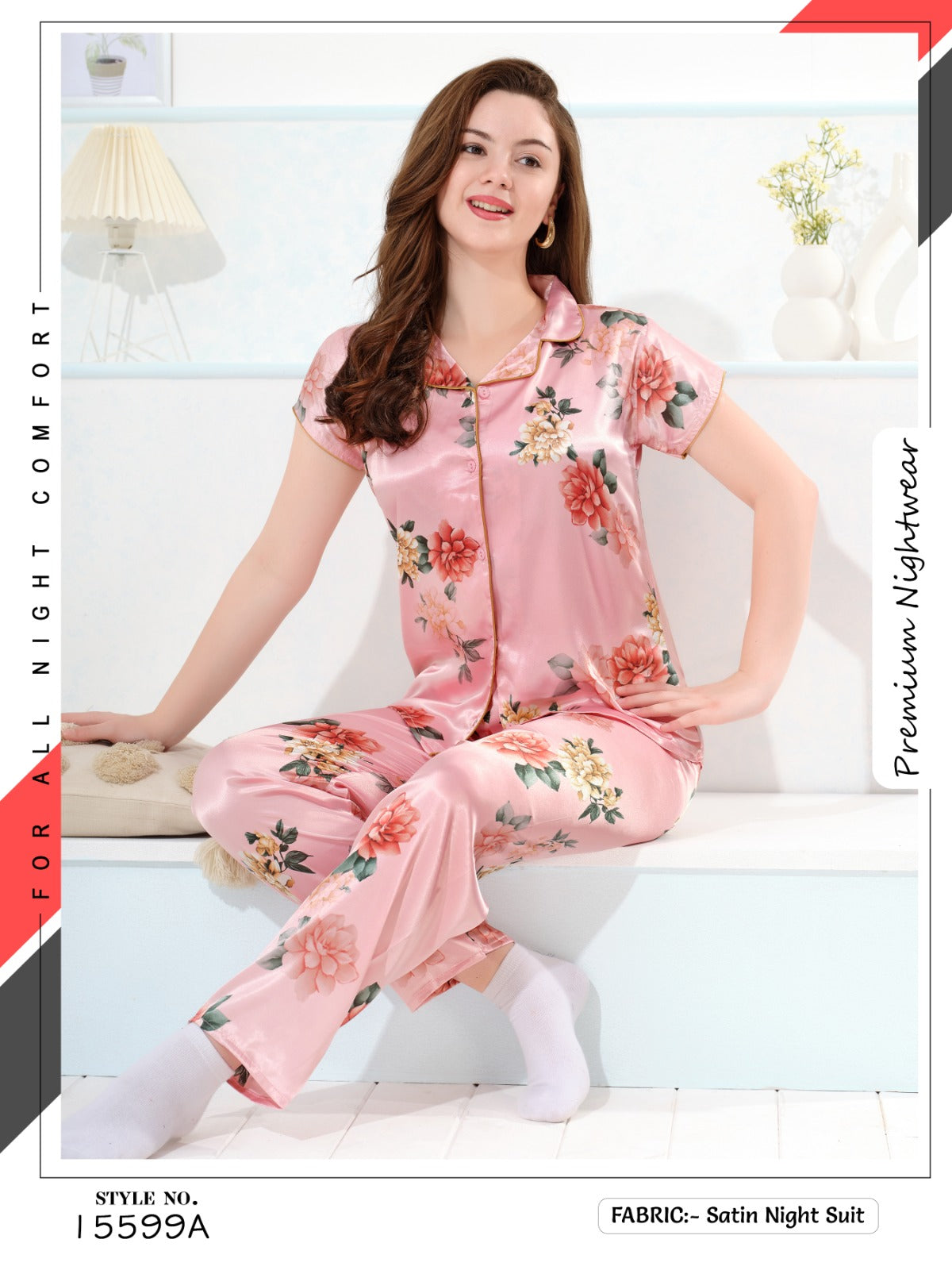 15599 FRONT OPEN NIGHT SUIT