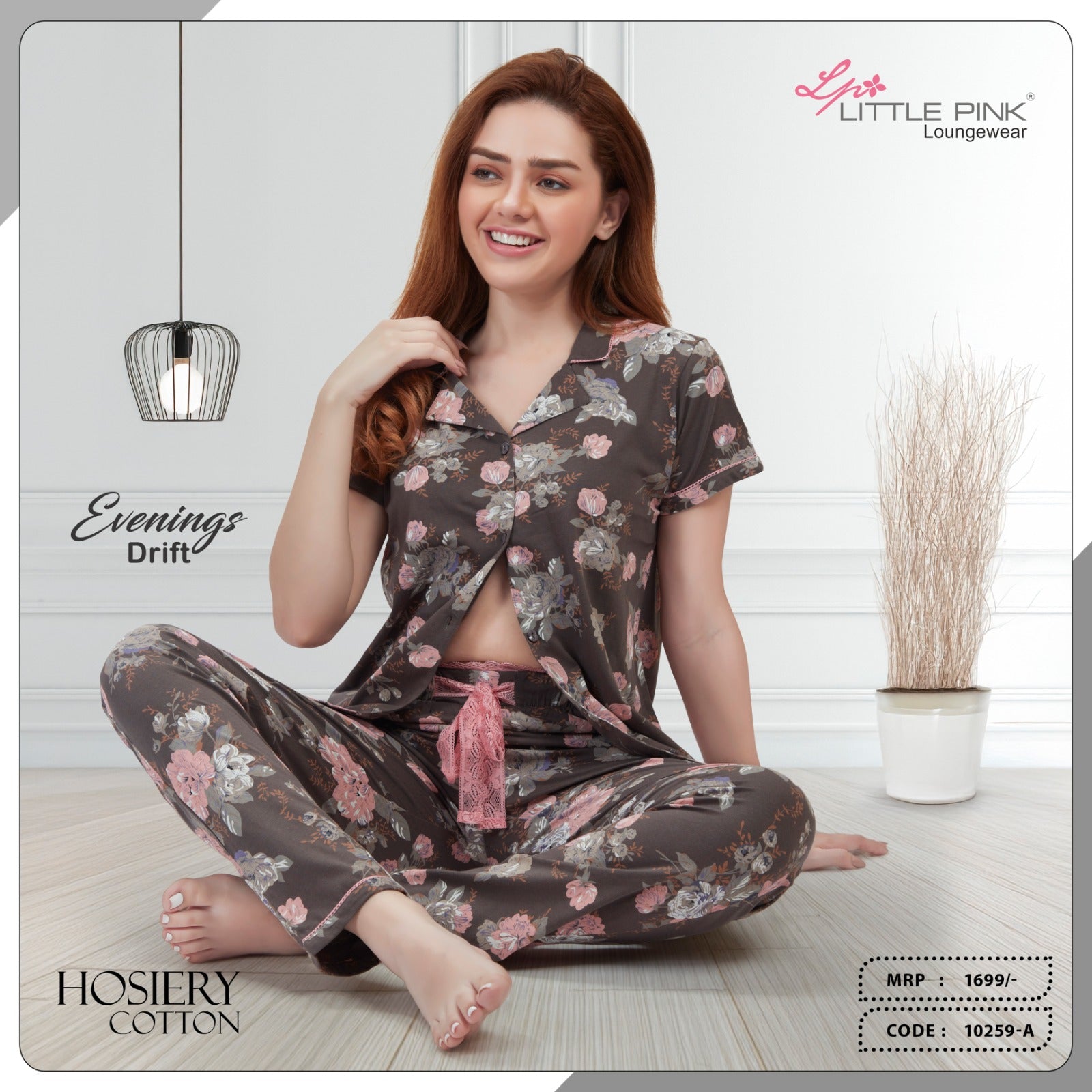 10259 FRONT OPEN NIGHT SUIT