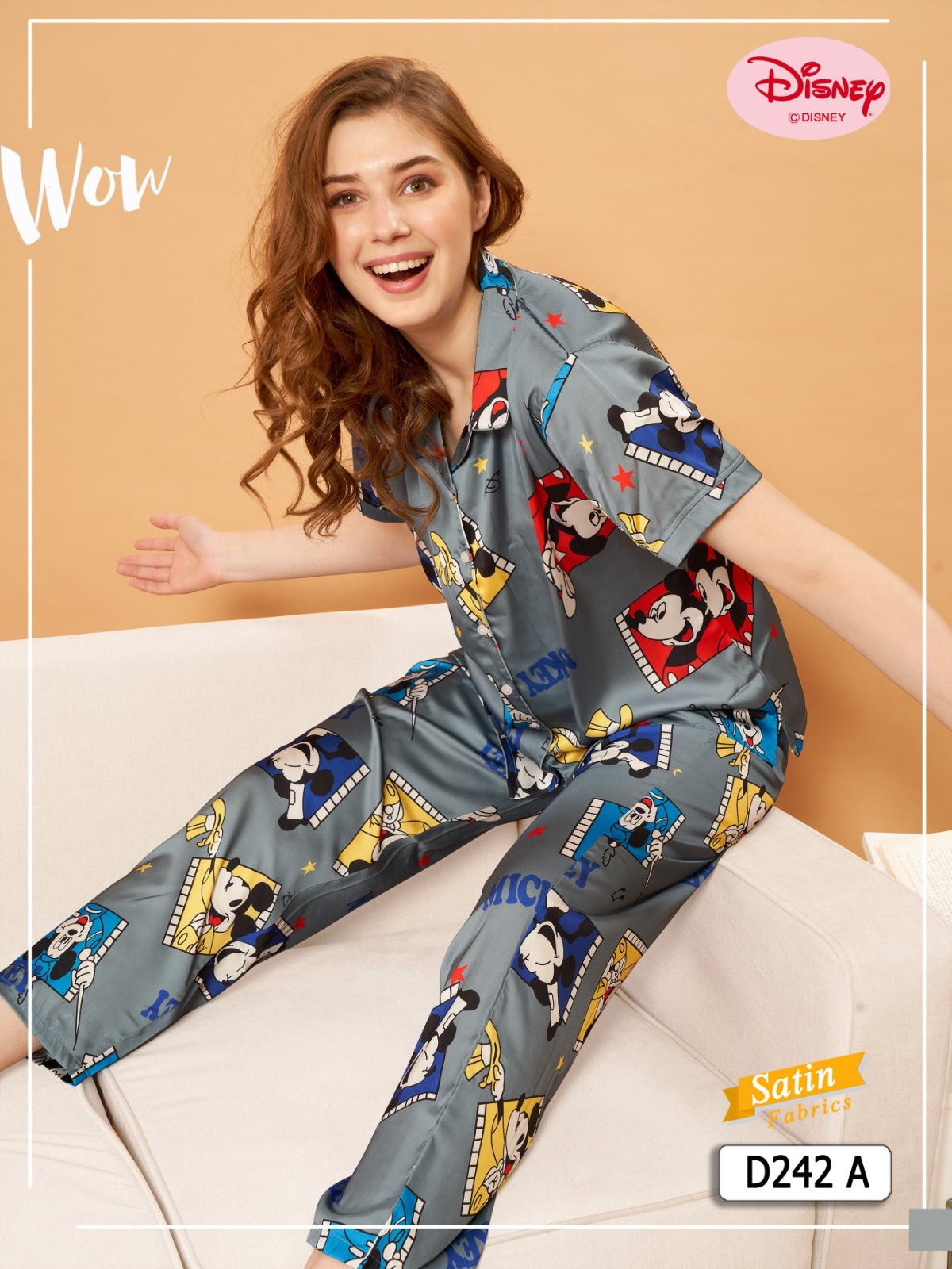 242 Satin night suit