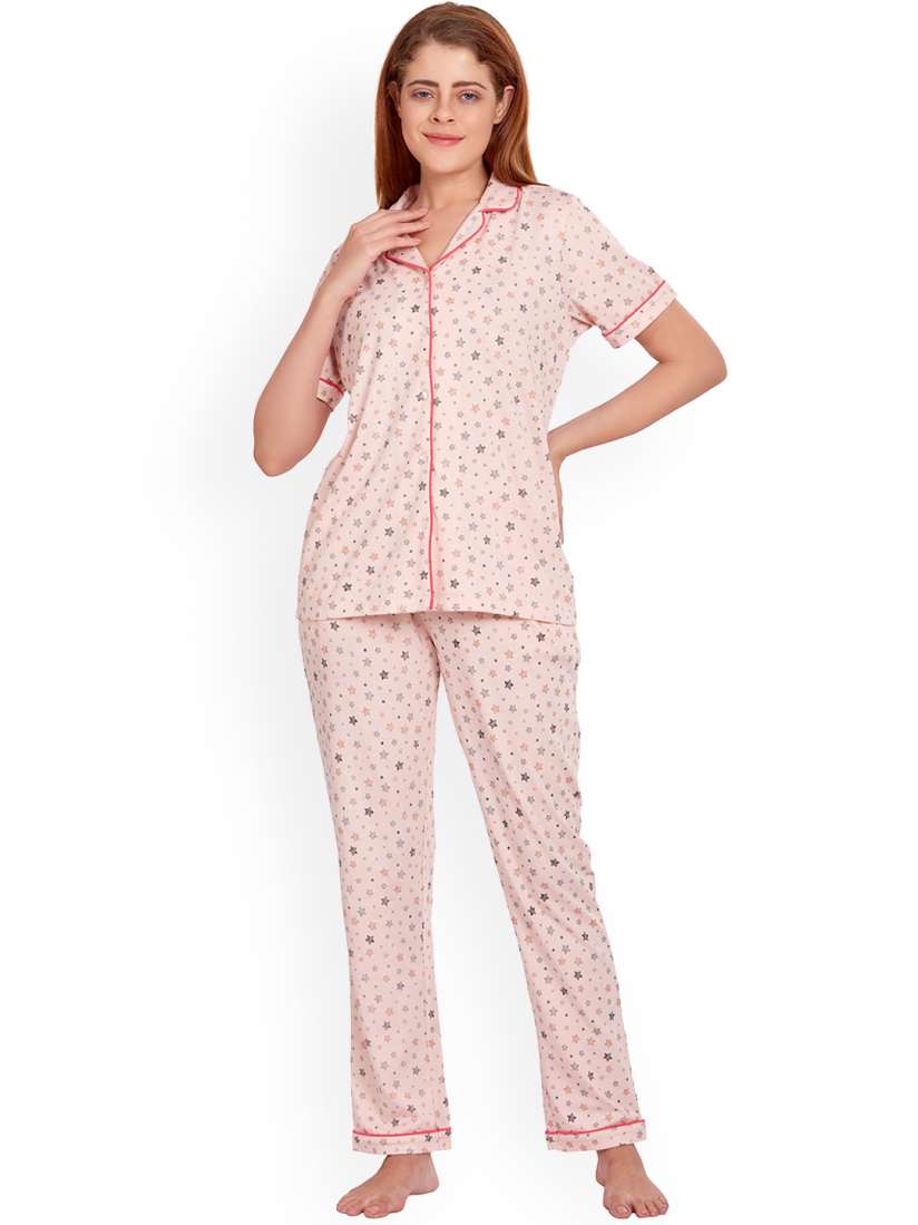 FRONT  OPEN NIGHT SUIT