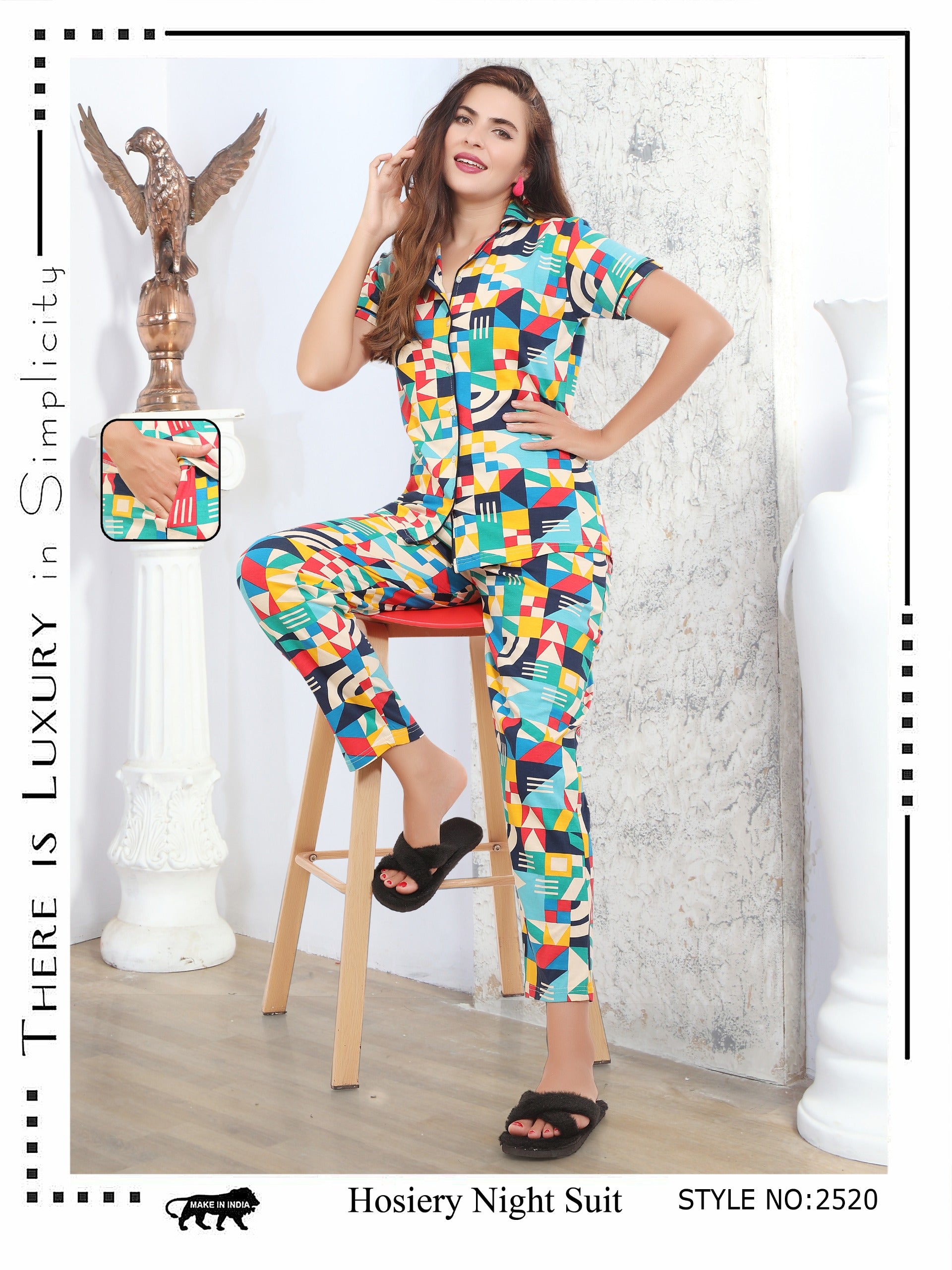 2520 FRONT OPEN NIGHT SUIT