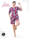 2558 REYON SHORT NIGHT SUIT