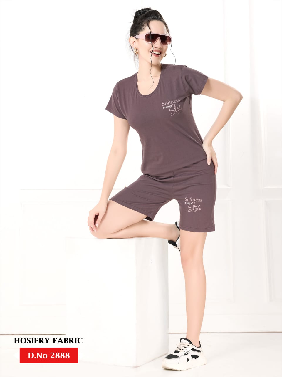 Hosiery Short Night Suit ml