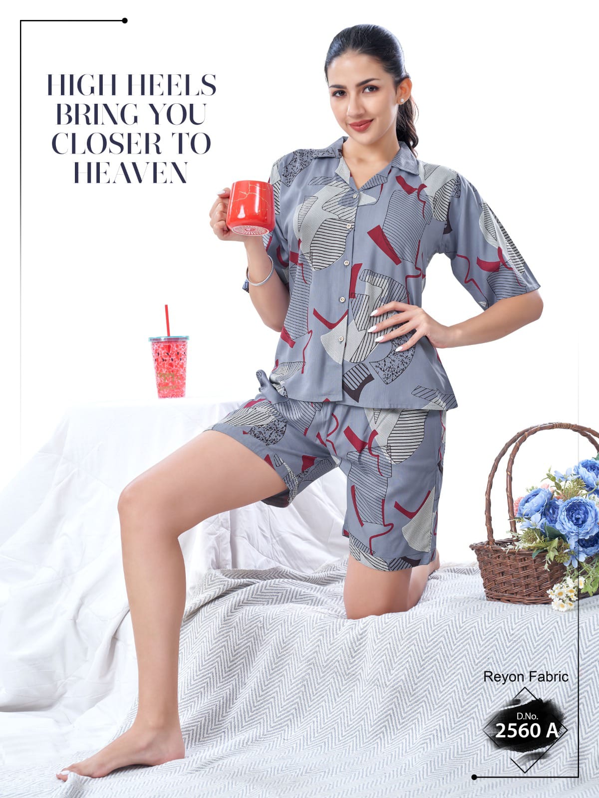 Tencil Short Night Suit ml