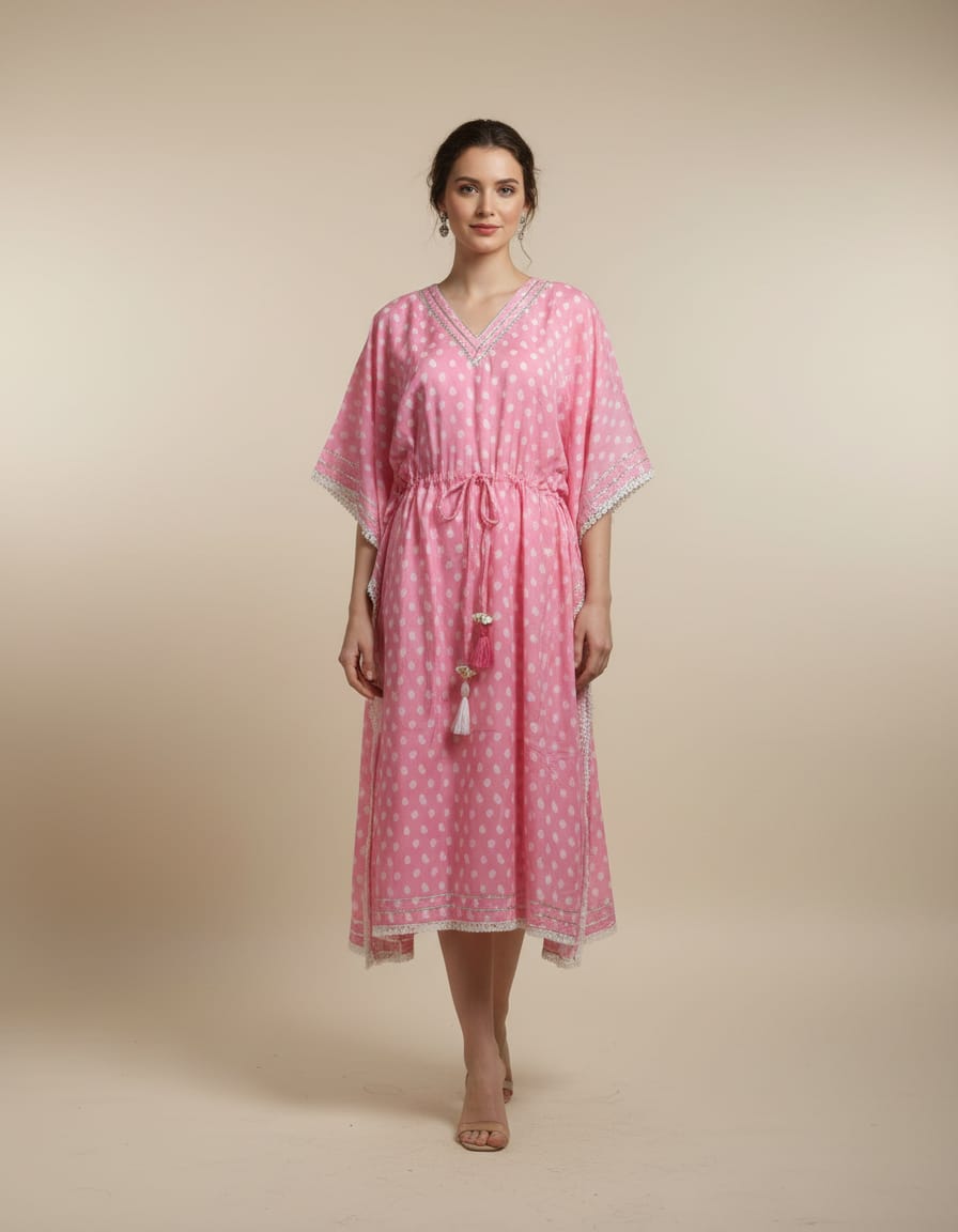 COTTON KAFTAN NIGHTY