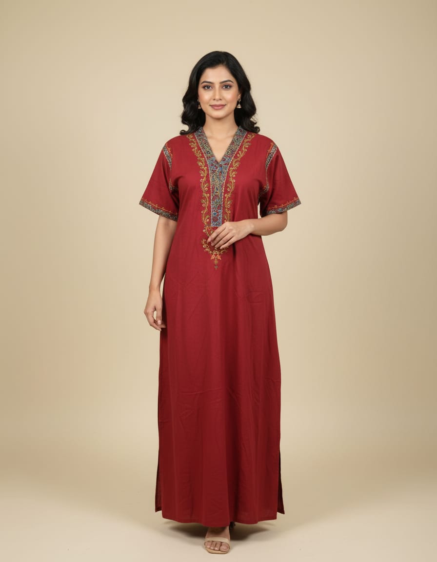 BHOPAI COLLER WORK NIGHTY MARRON