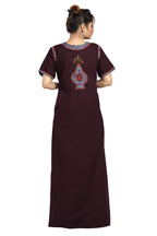 BHOPALI HEAVY WORK NIGHTY PURPLE