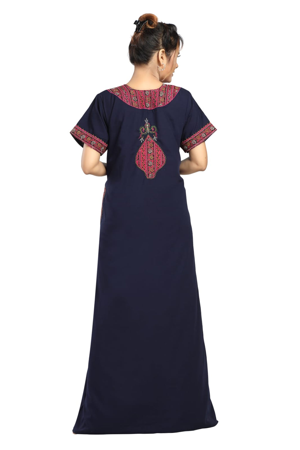 BHOPALI HEAVY  WORK NIGHTY NAVY BLUE