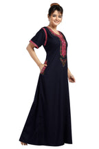BHOPALI SMALL  WORK NIGHTY NAVY BLUE