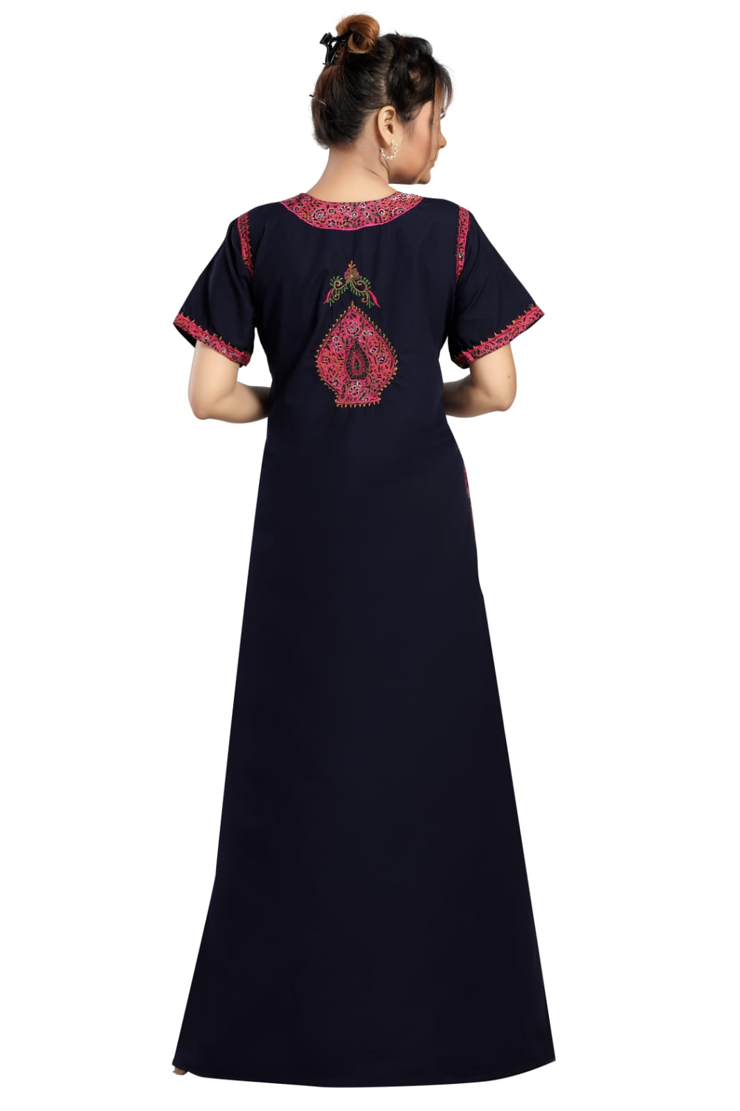 BHOPALI SMALL  WORK NIGHTY NAVY BLUE