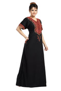 BHOPALI HEAVY WORK NIGHTY BLACK