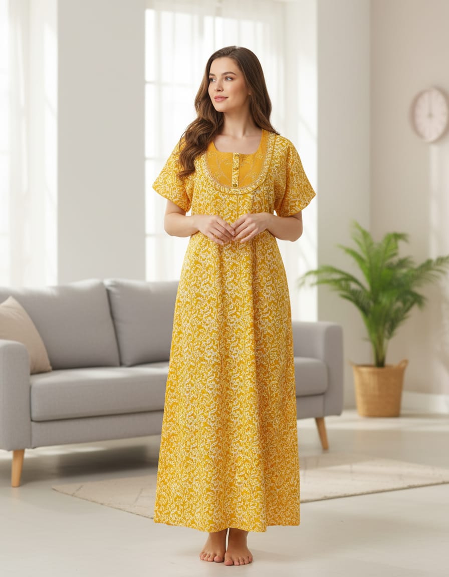 JAIPURI COTTON NIGHTY