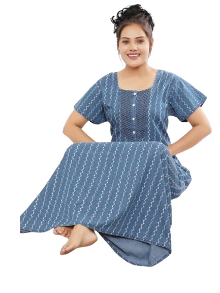 2284  COTTON DENIM NIGHTY