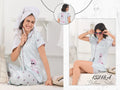 15218 SATIN 3PIC NIGHT SUIT