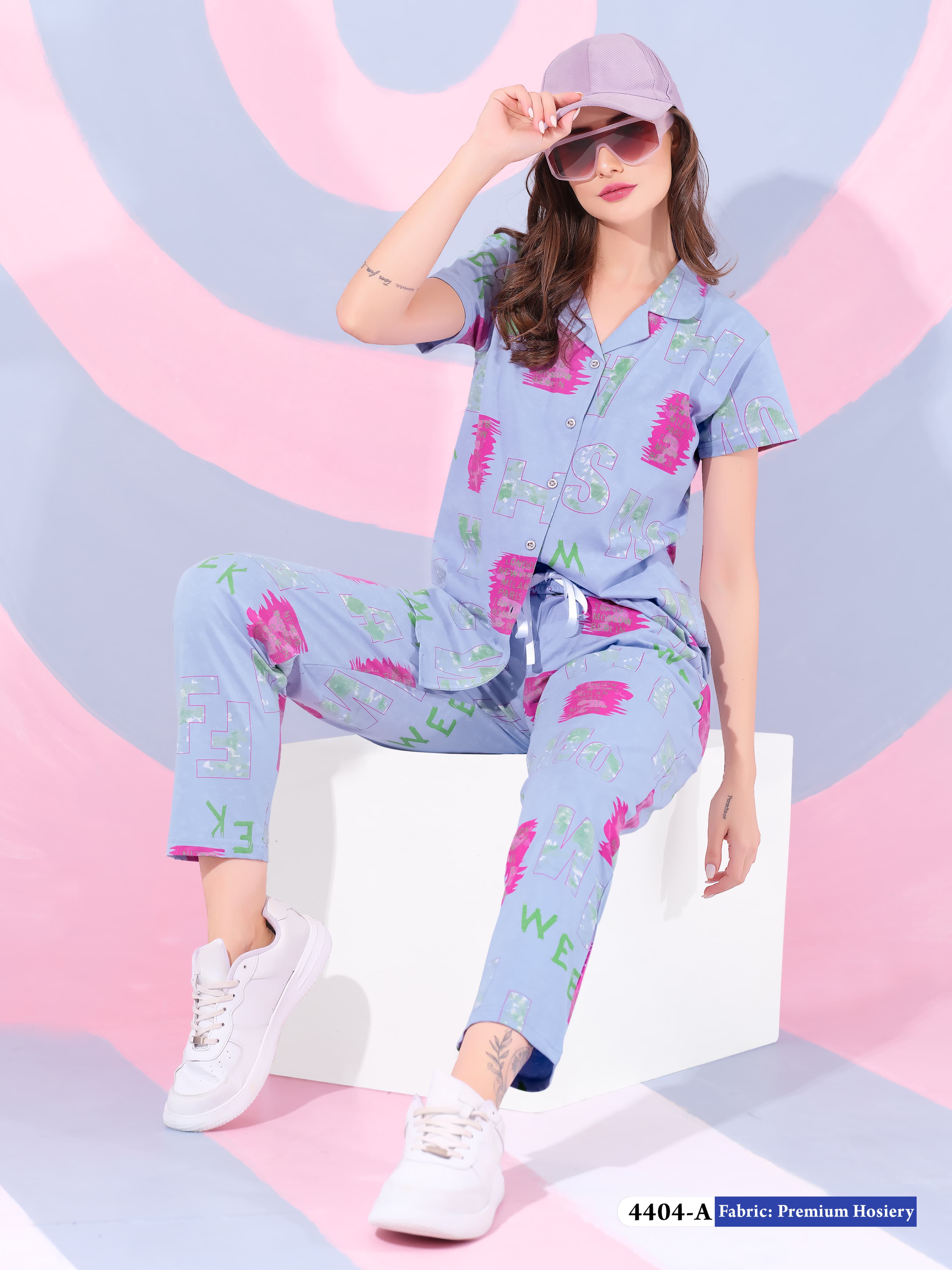 4404ML FRONT OPEN NIGHT SUIT