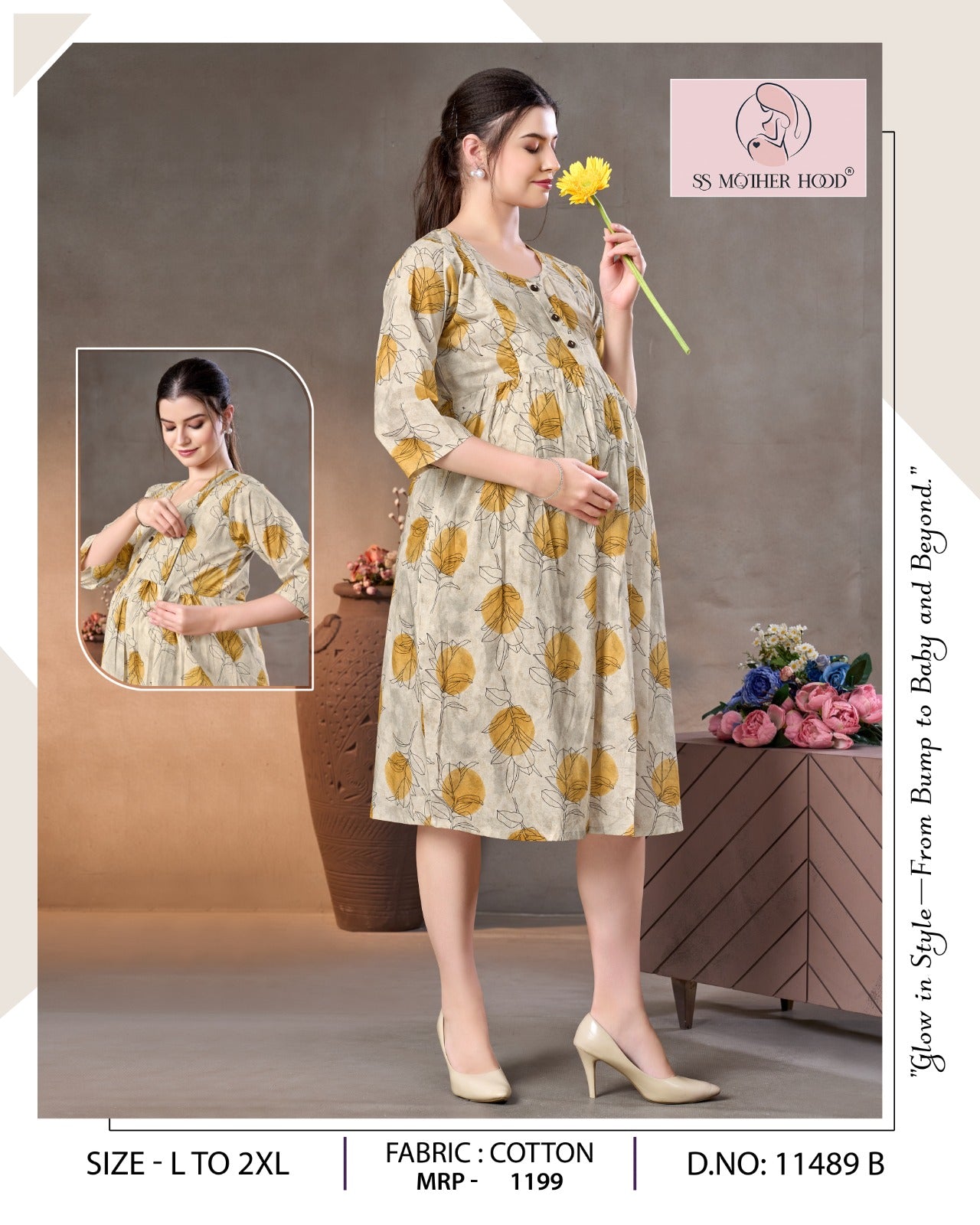 11489 MATERNITY COTTON