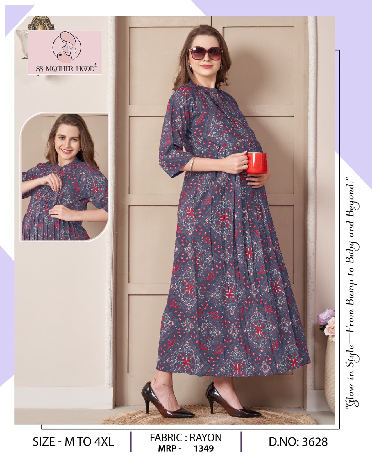 3628 MATERNITY RAYON