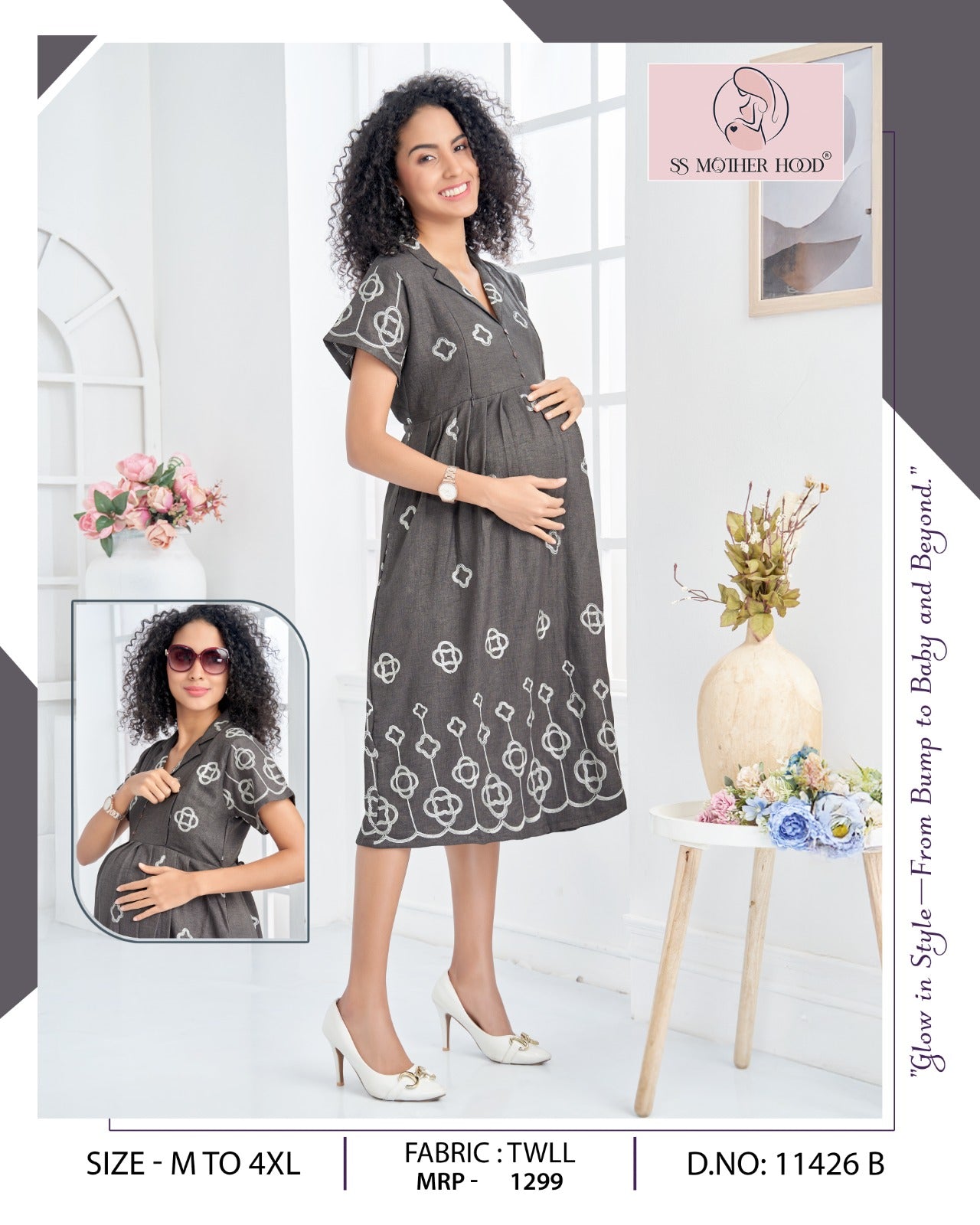 11426 MATERNITY TWILL FEBRIC
