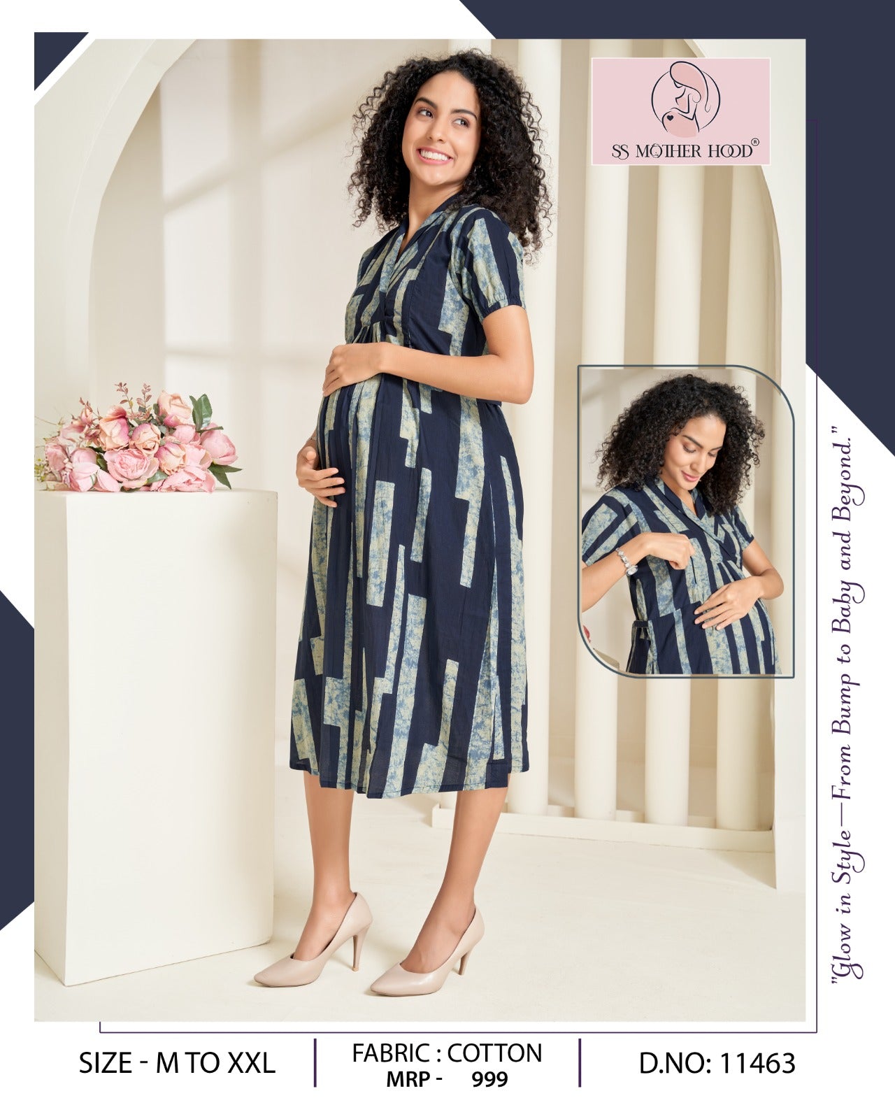 11463 MATERNITY COTTON