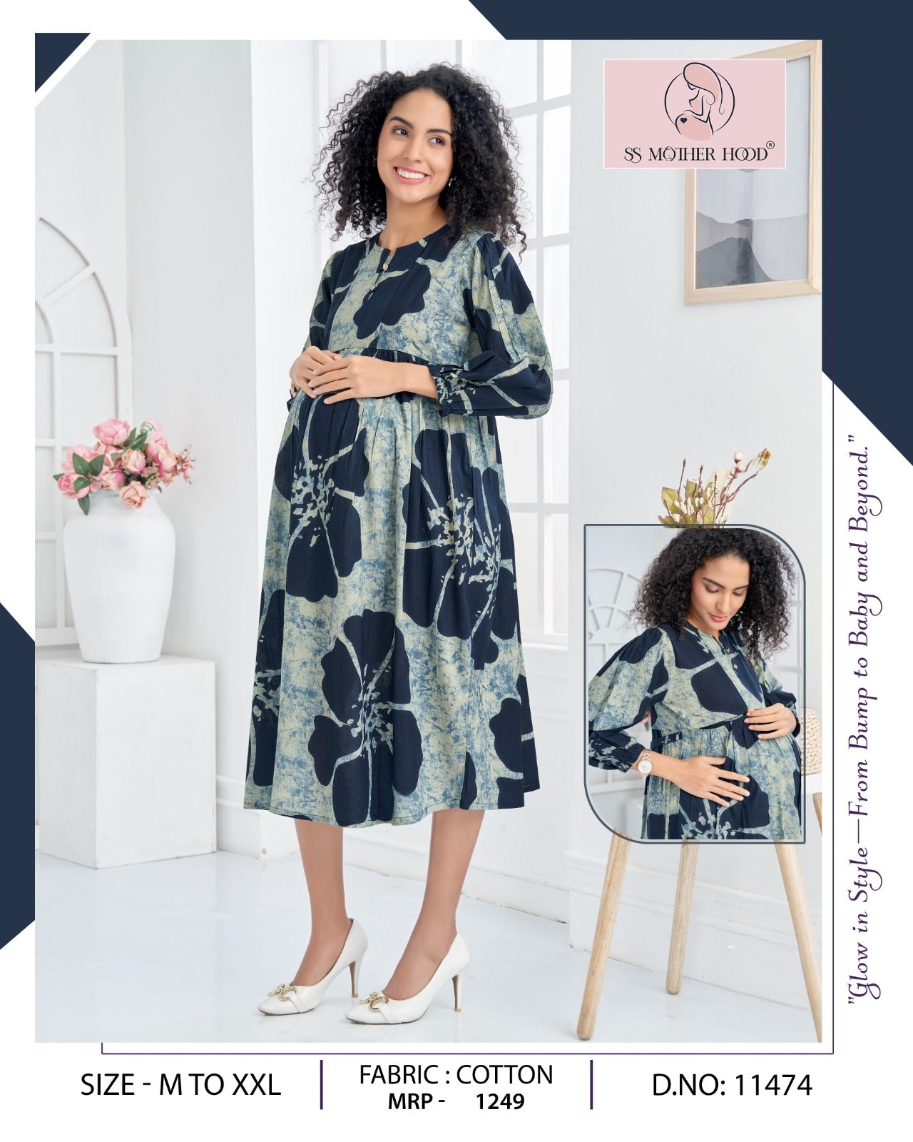 11464 MATERNITY COTTON