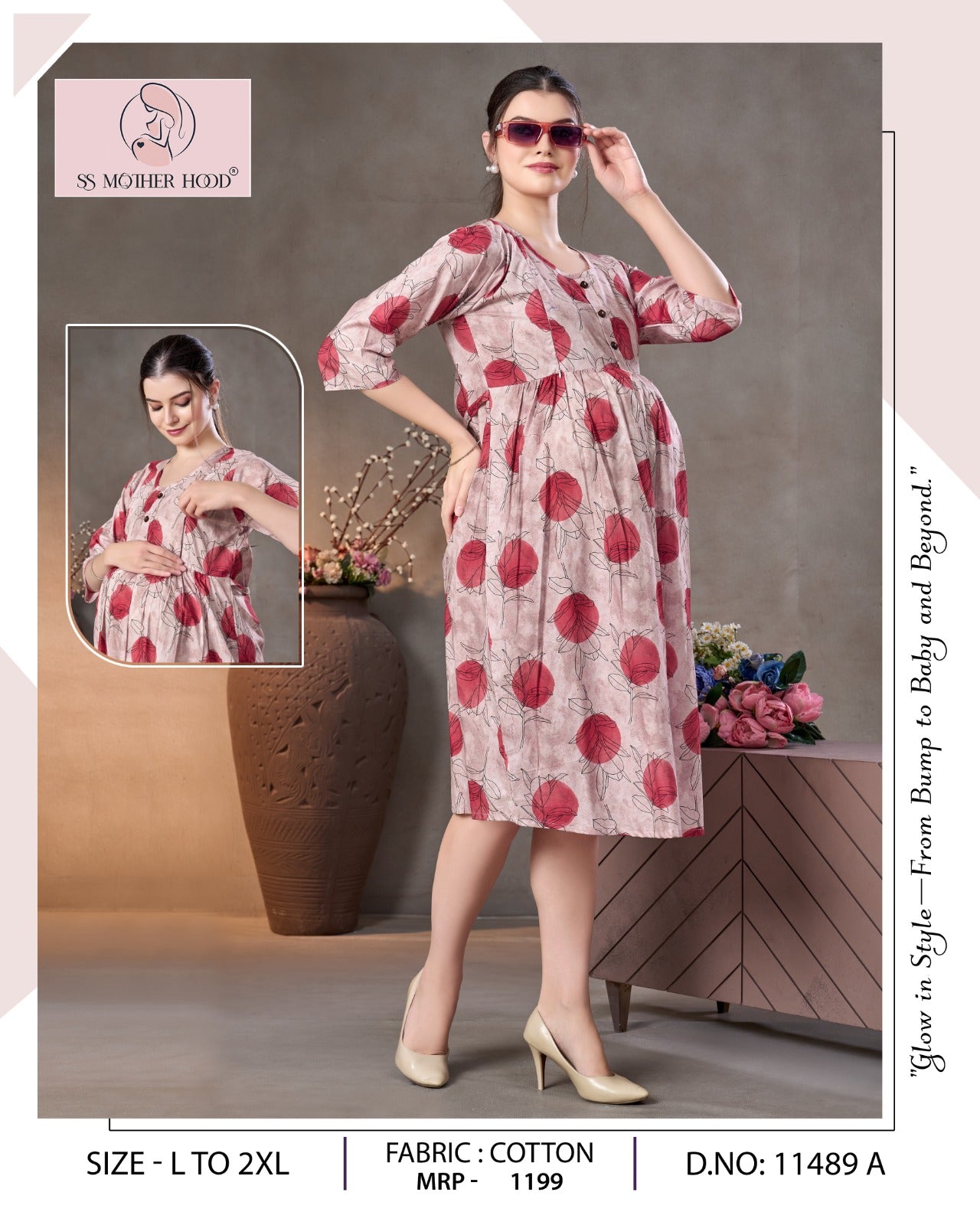 11489 MATERNITY COTTON