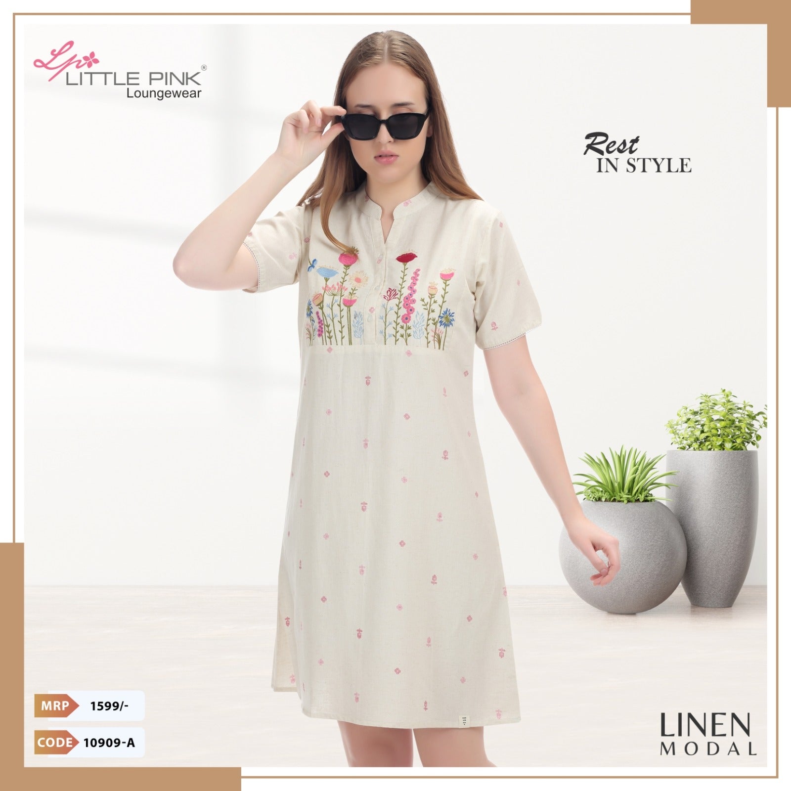 10909 LINAN SHORT NIGHTY