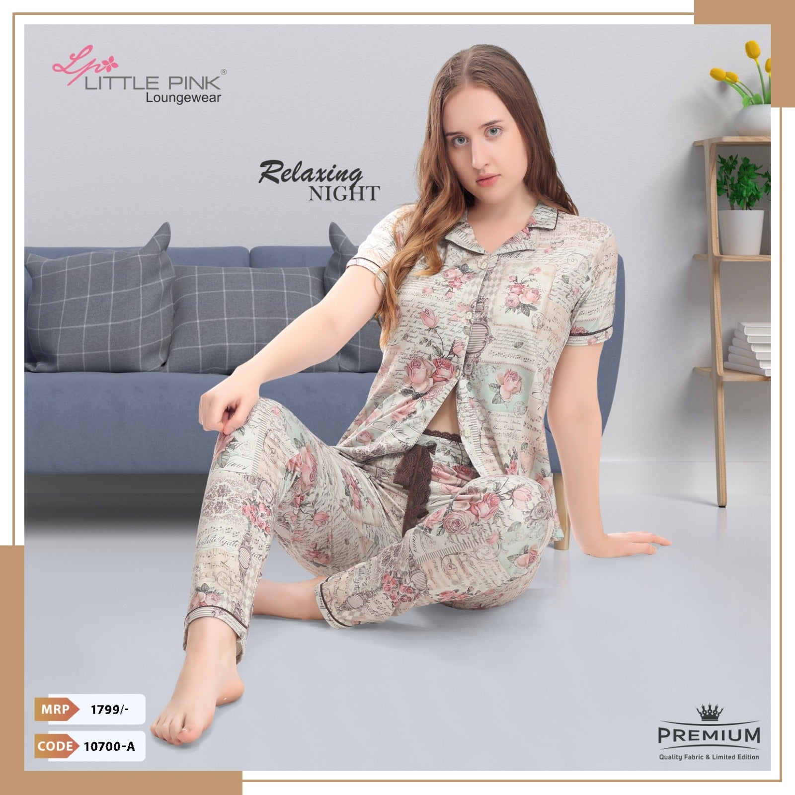 10700 FRONT OPEN NIGHT SUIT