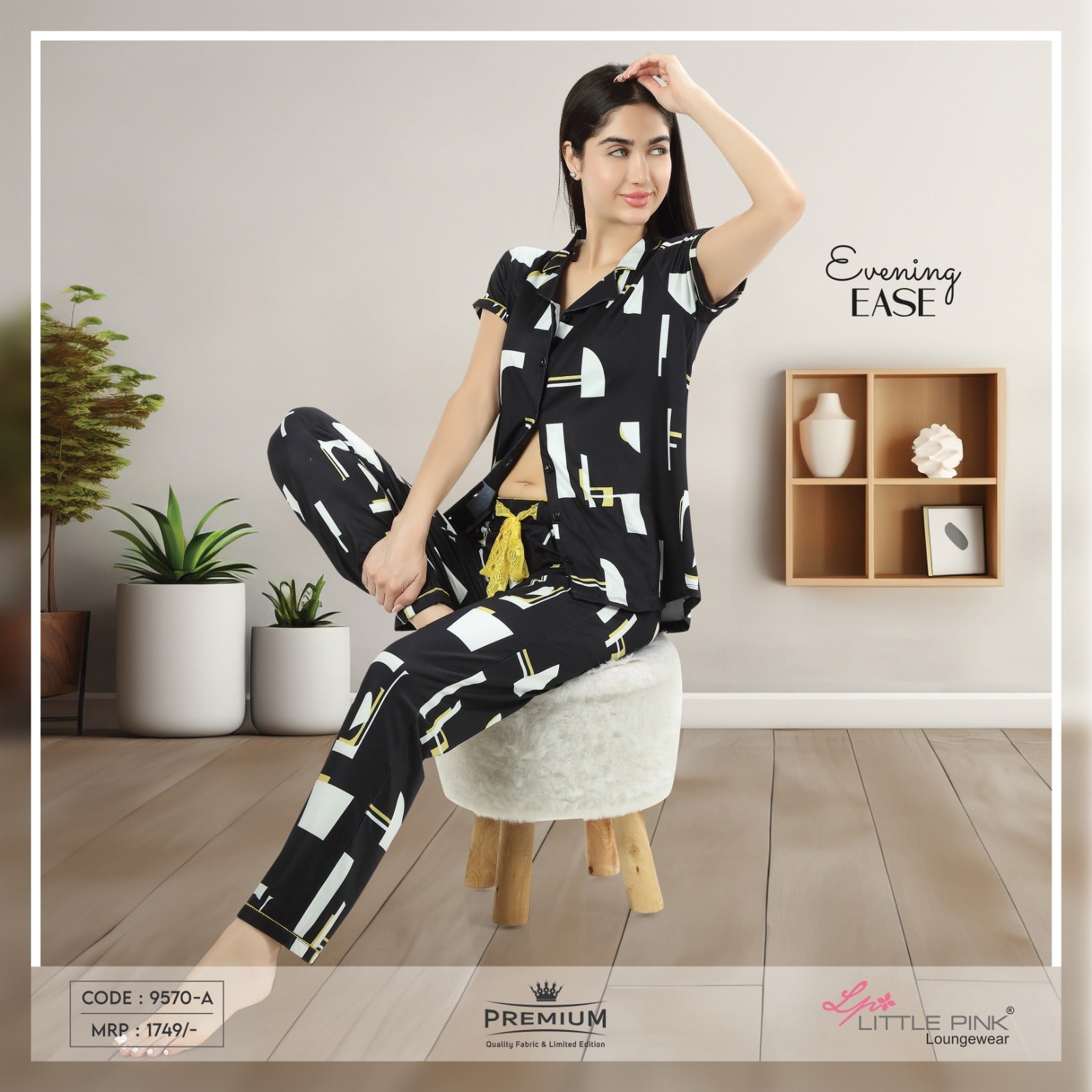 9570 FRONT OPEN NIGHT SUIT