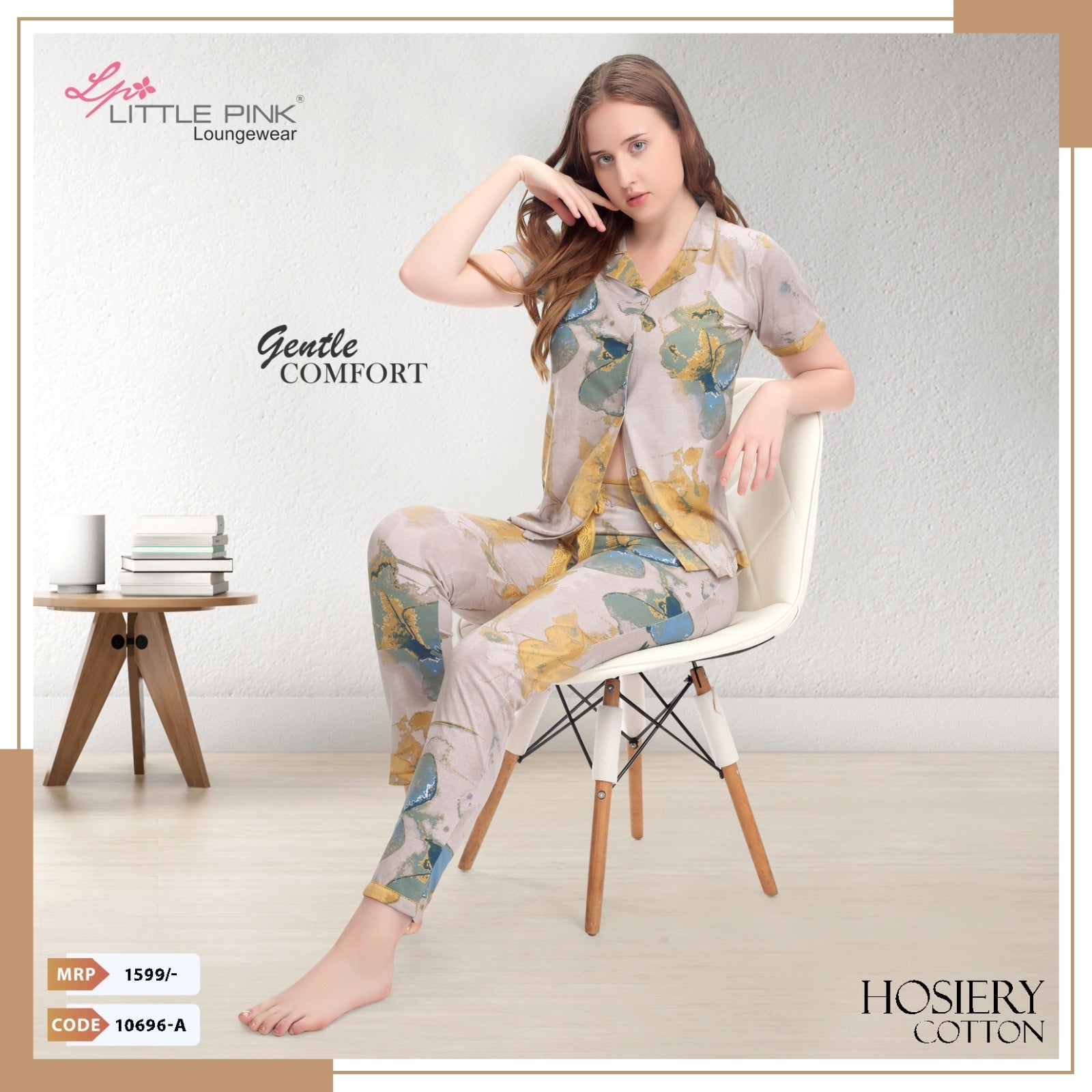10696 FRONT OPEN NIGHT SUIT